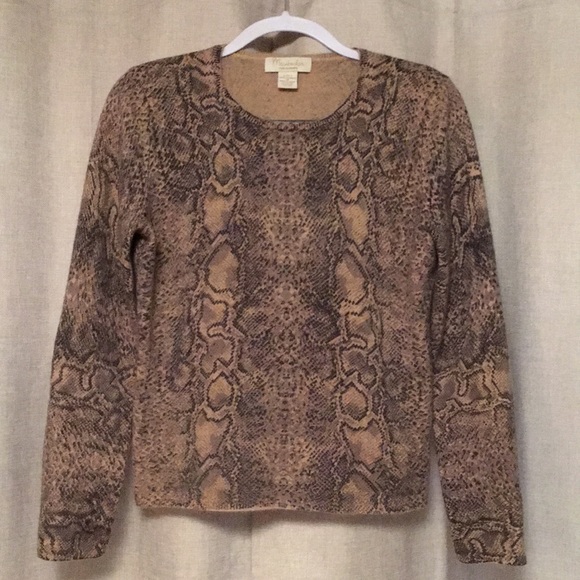 Cashmere Snakeskin Sweater 